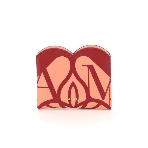 Alexander mcqueen logo seal cardholder